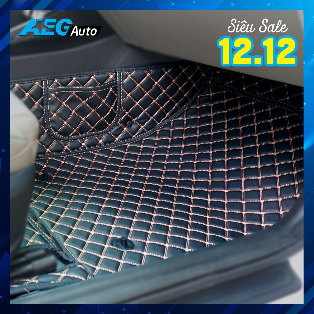 aegauto 12.12 sale to thảm lót sàn oto 6D
